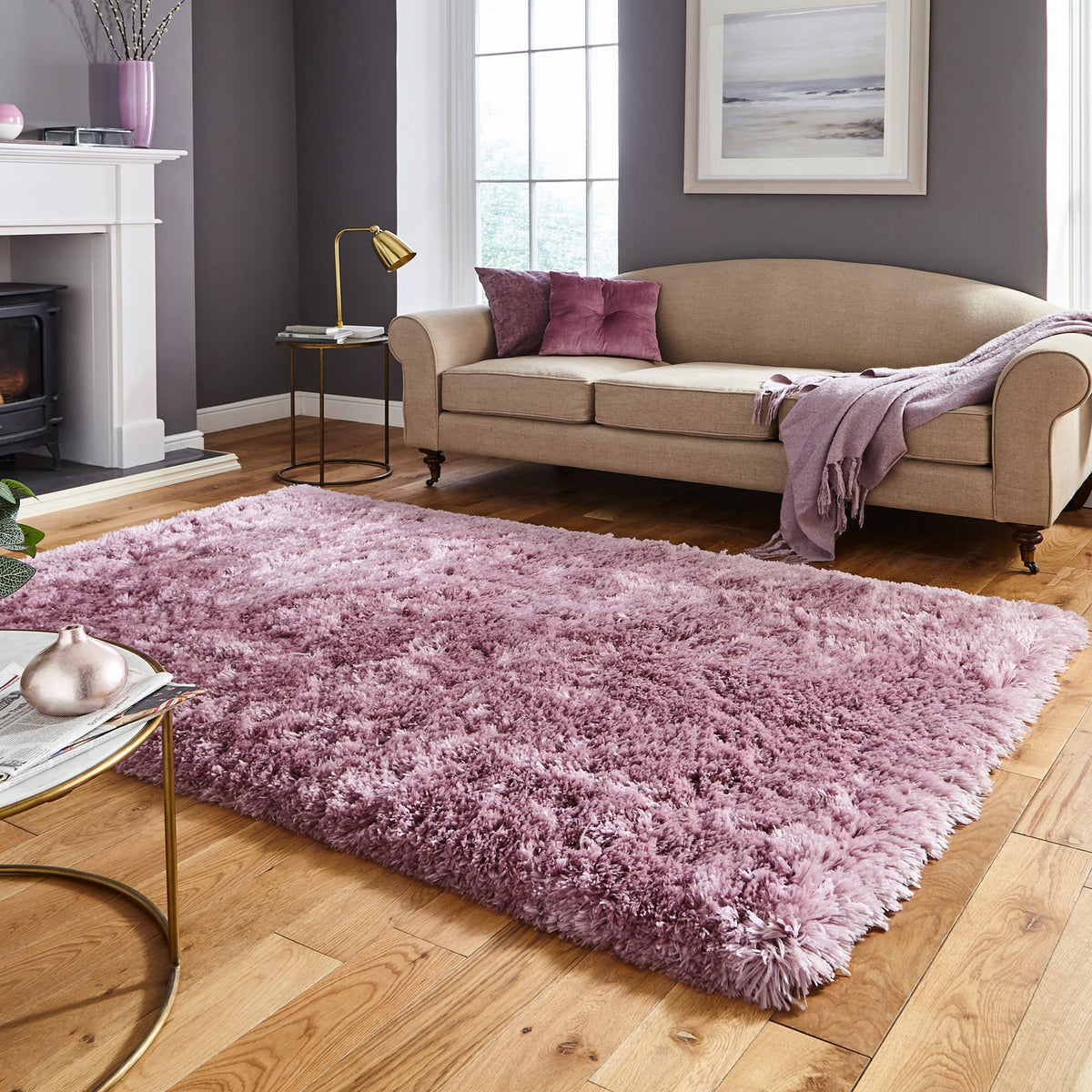 Hatton Hand Tufted Shaggy Rug