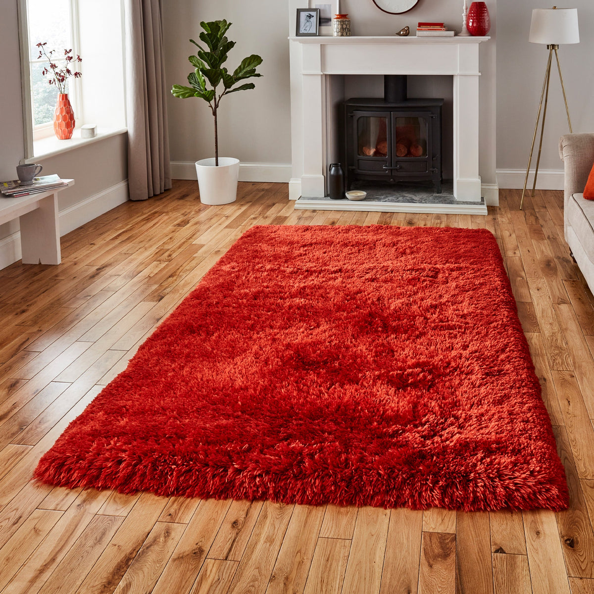 Hatton Hand Tufted Shaggy Rug