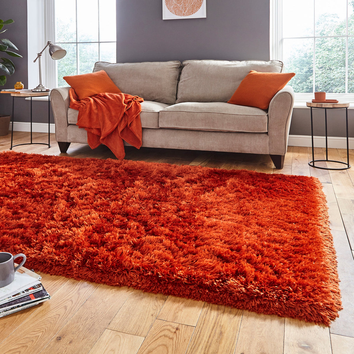 Hatton Hand Tufted Shaggy Rug