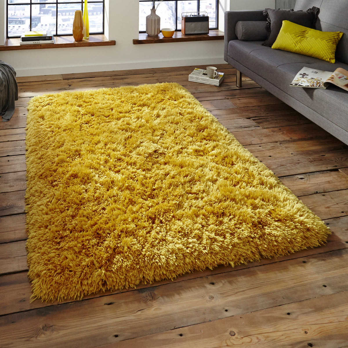 Hatton Hand Tufted Shaggy Rug