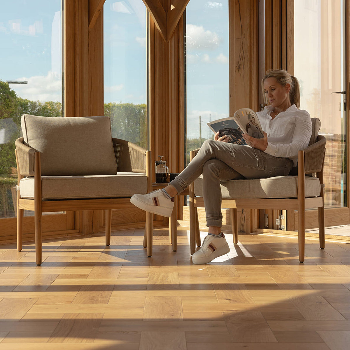 Maze Porto 2 Seat Lounge Set