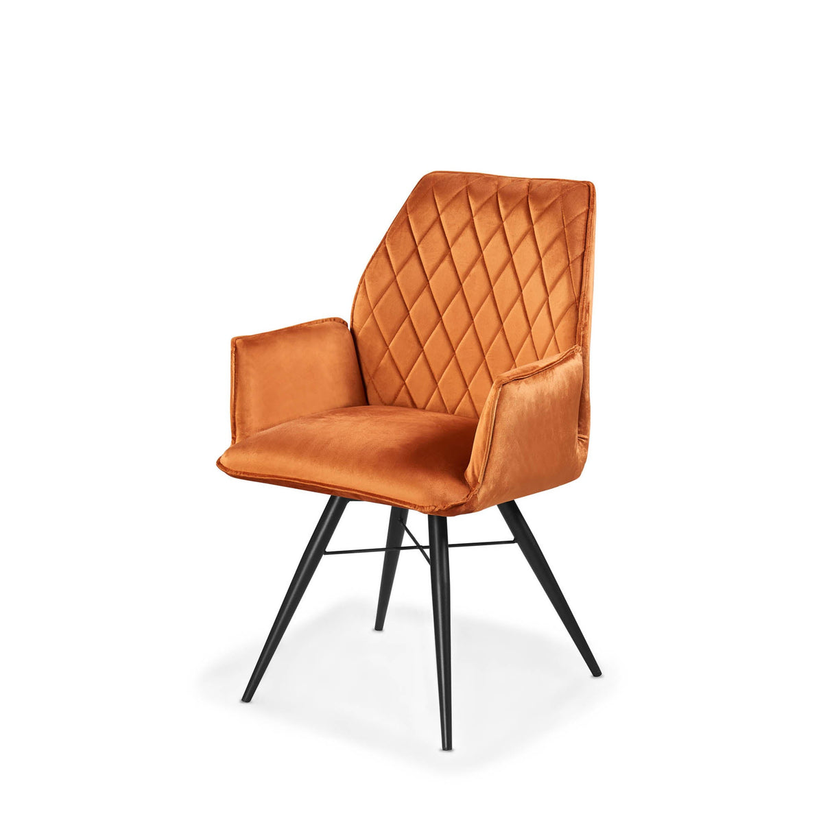 Quinn Swivel Velvet Dining Chair