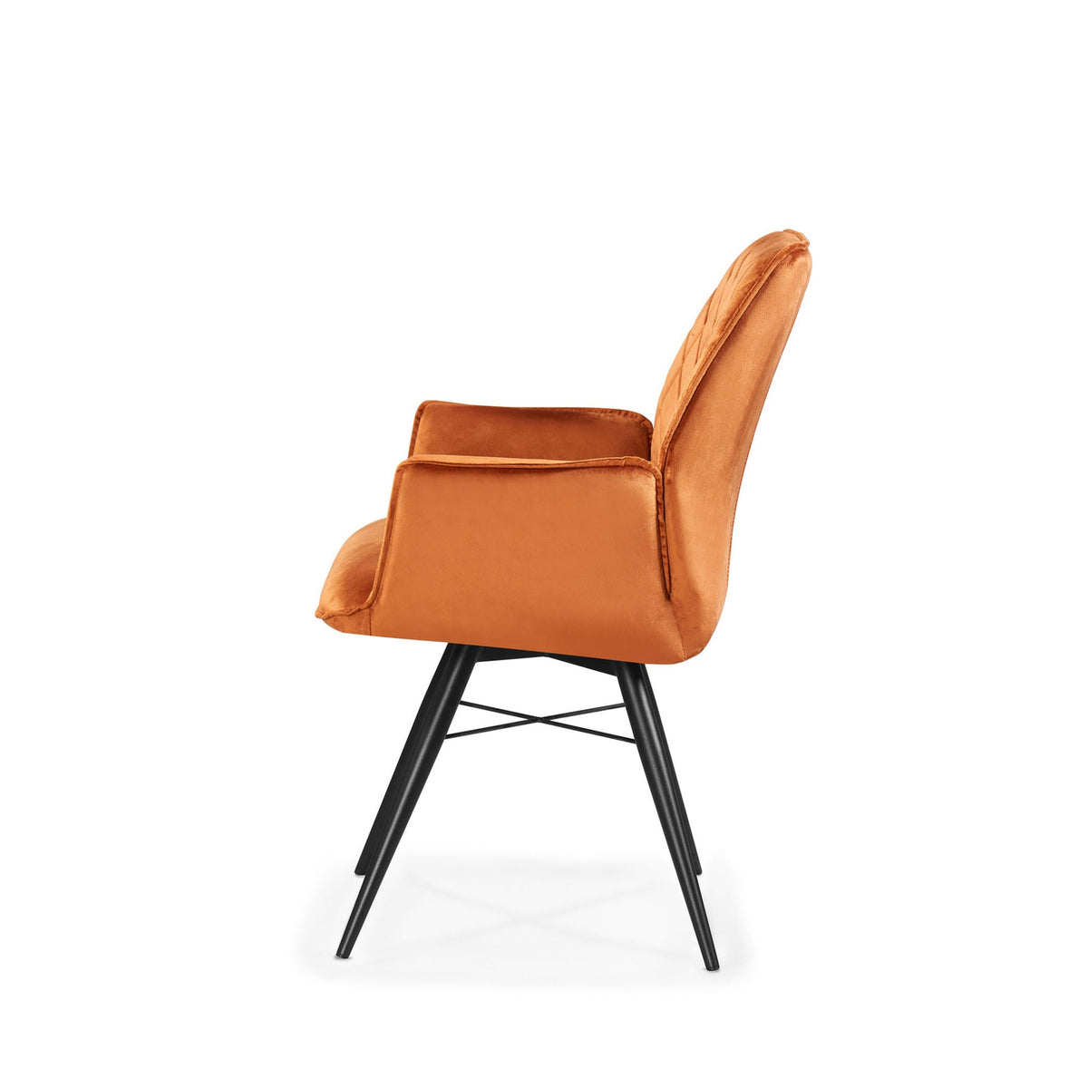 Quinn Swivel Velvet Dining Chair