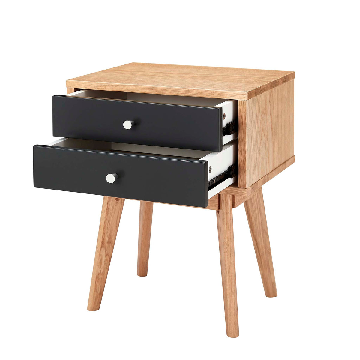 Aubrey 2 Drawer Bedside Table