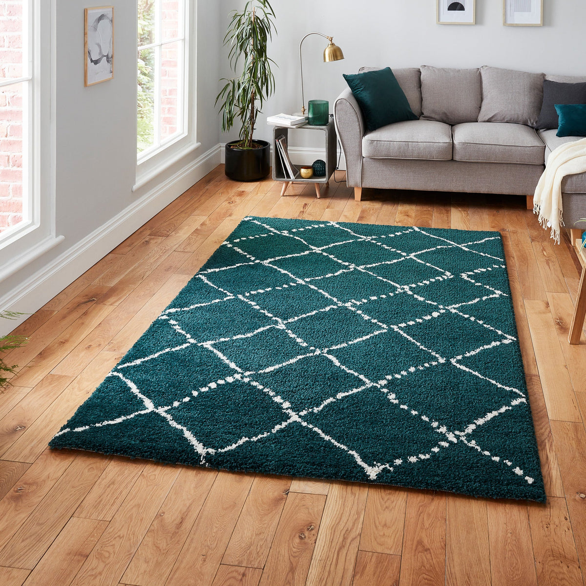 Webster Diamond Two Toned Rug