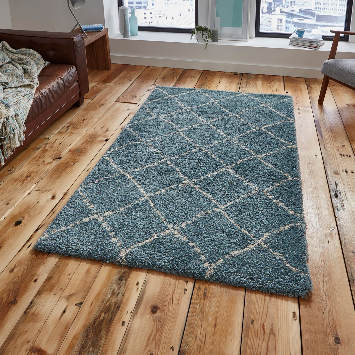 Webster Diamond Two Toned Rug
