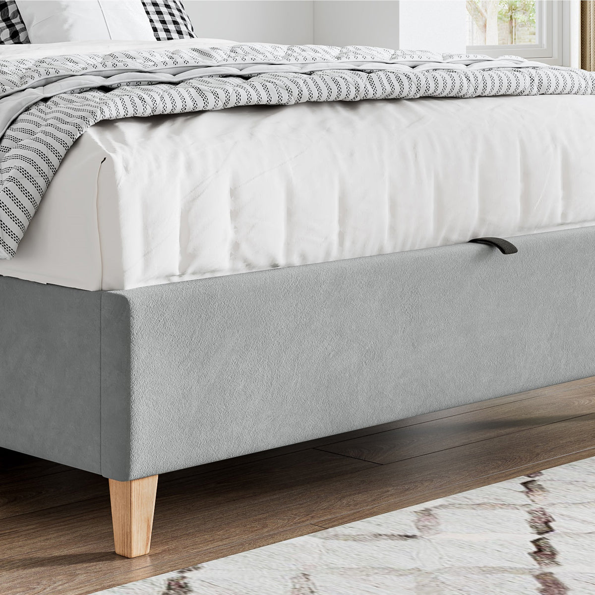 Marilyn Velvet Ottoman Storage Bed