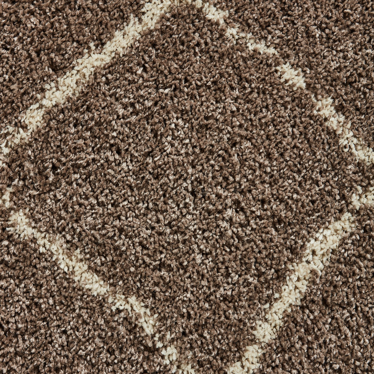 Durham Berber Diamond Shaggy Rug