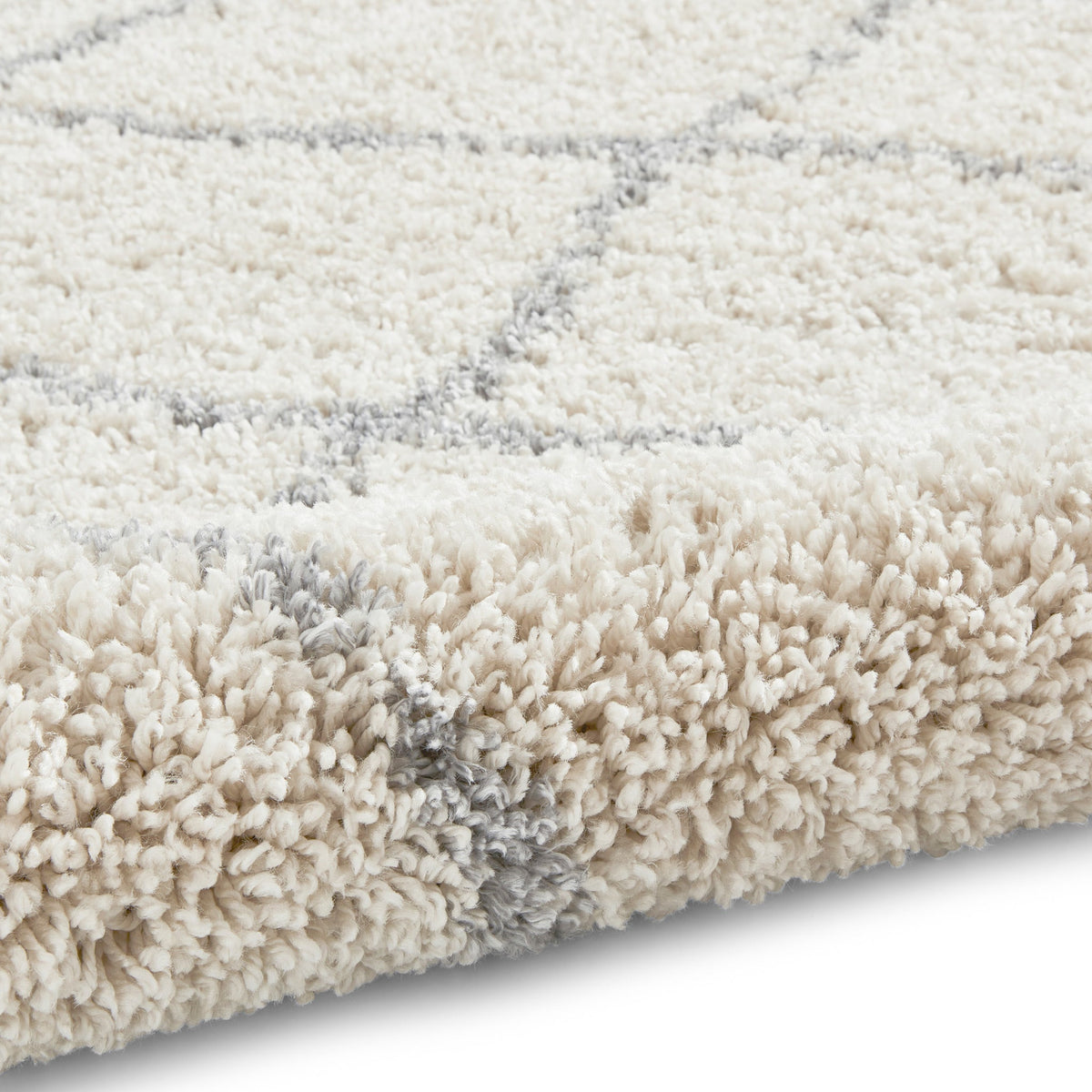 Durham Berber Diamond Shaggy Rug