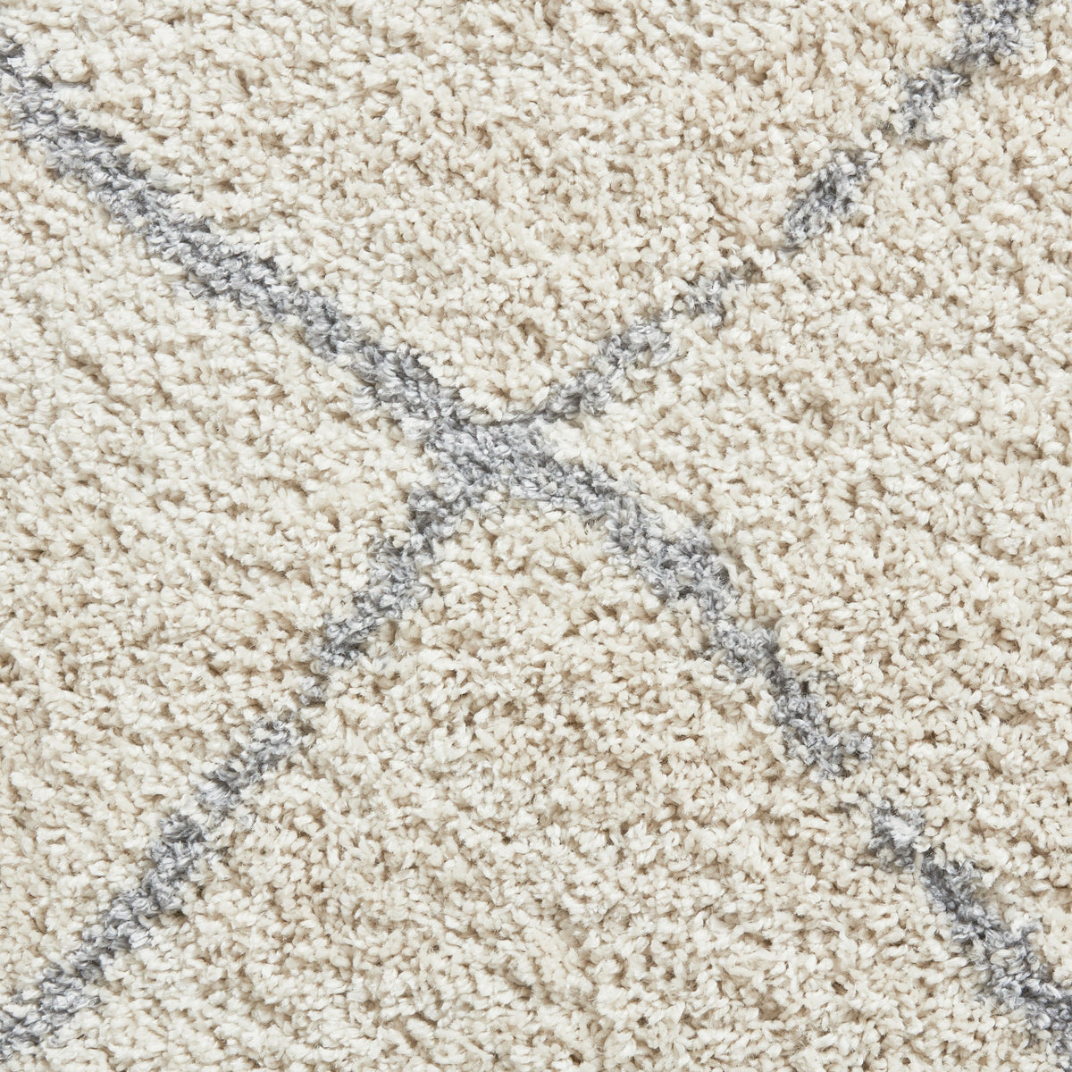 Durham Berber Diamond Shaggy Rug