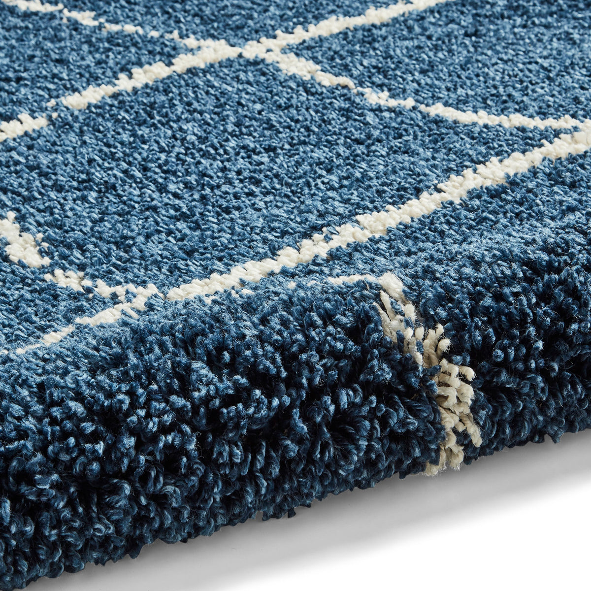 Durham Berber Diamond Shaggy Rug