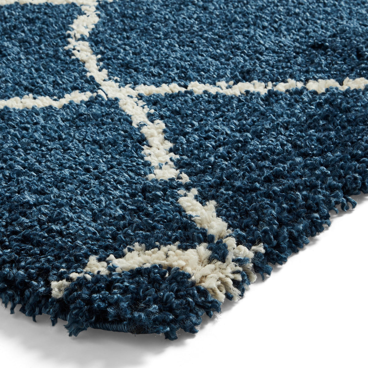 Durham Berber Diamond Shaggy Rug