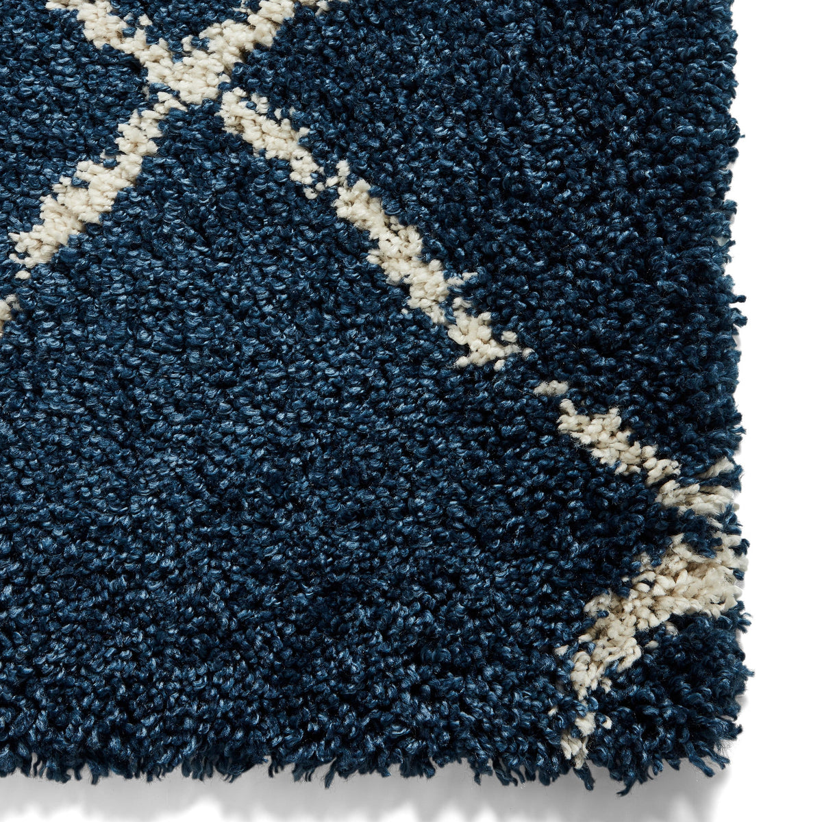 Durham Berber Diamond Shaggy Rug