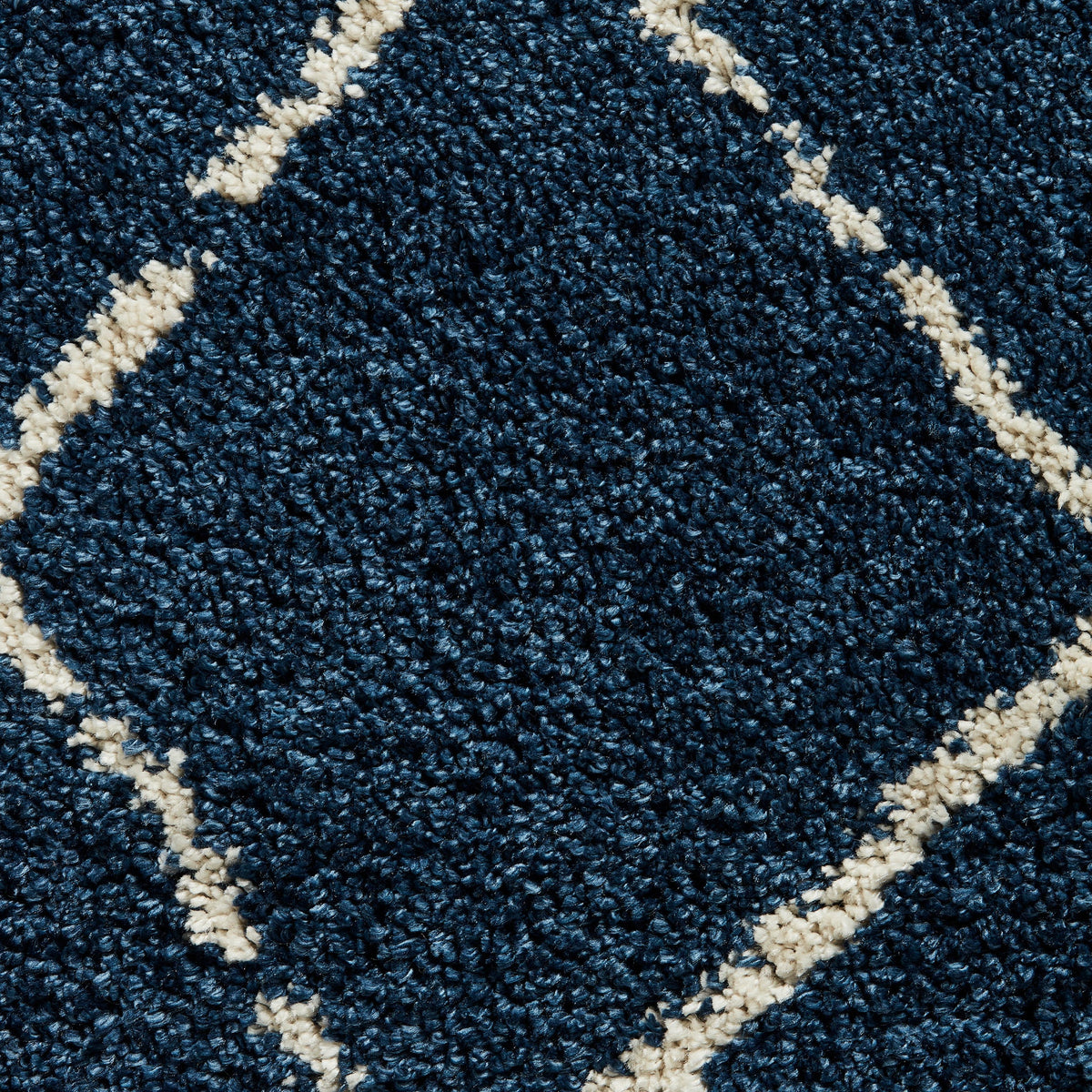 Durham Berber Diamond Shaggy Rug