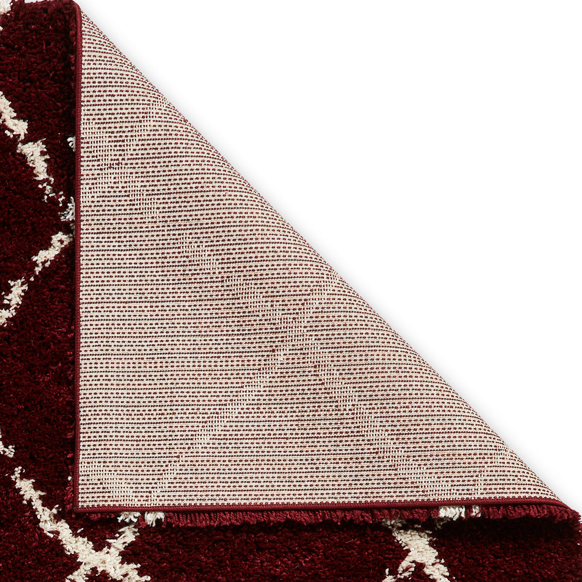 Durham Berber Diamond Shaggy Rug