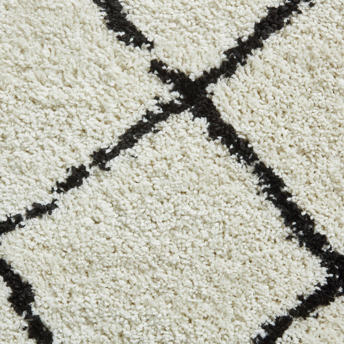 Durham Berber Diamond Shaggy Rug