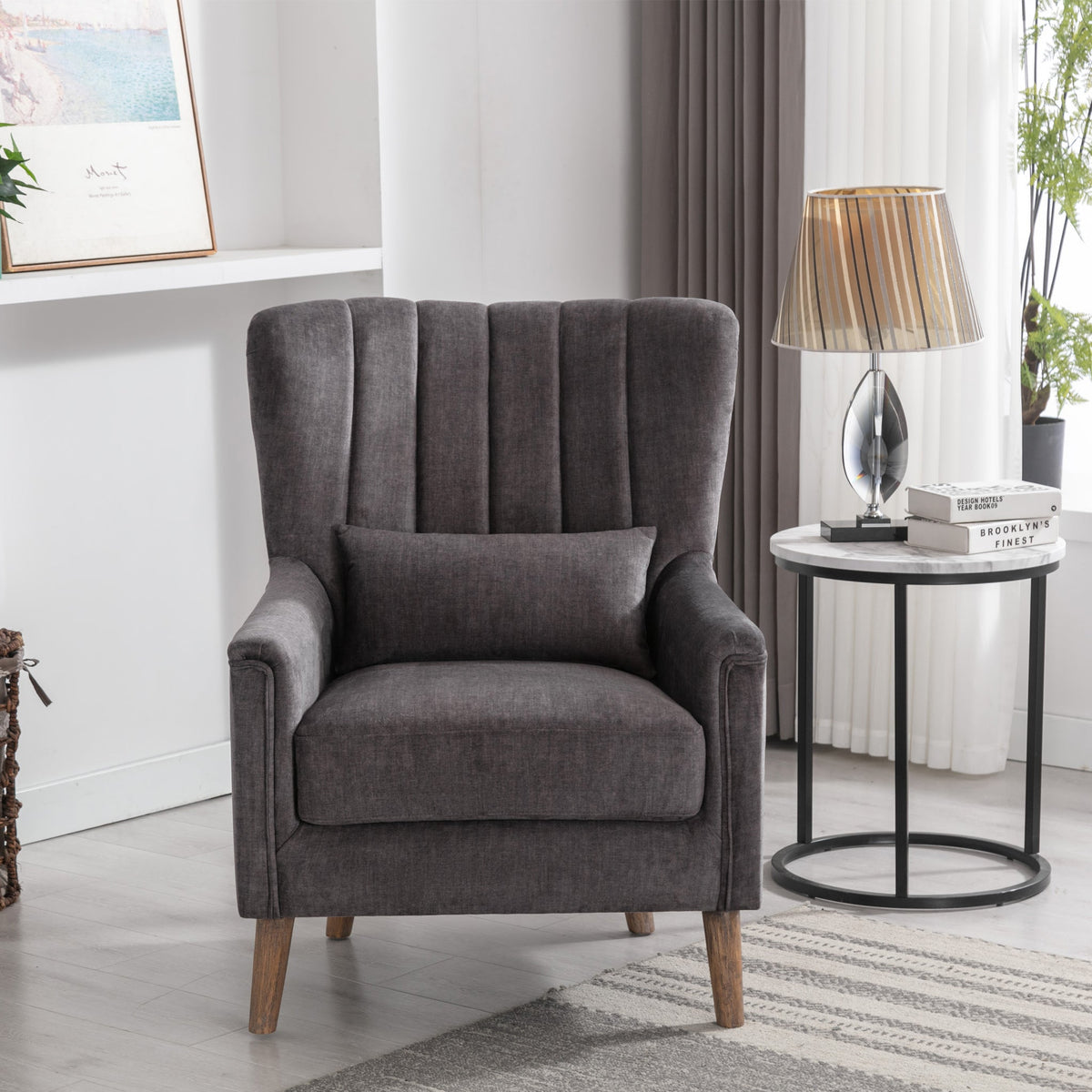 Lucille Velvet Armchair