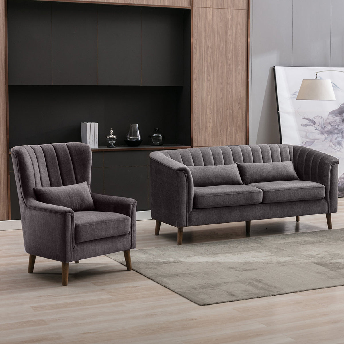 Lucille Velvet Armchair