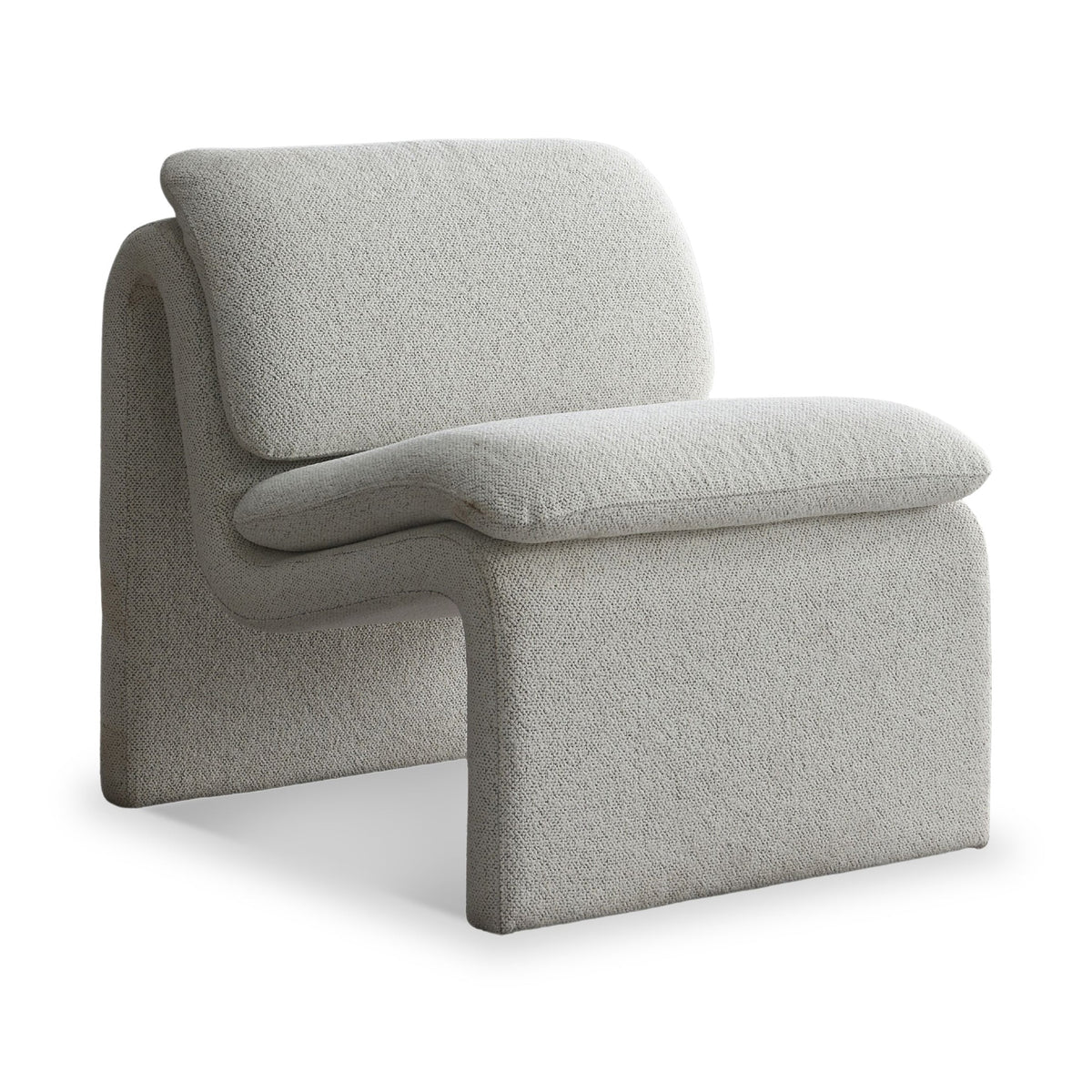 Celeste Sleek Curved Accent Chair