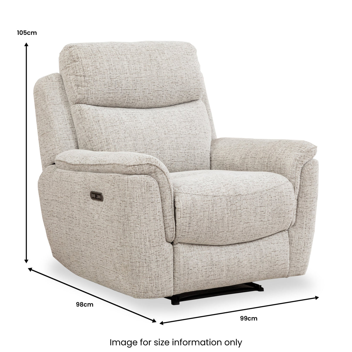 Adrenne Power Recliner Armchair