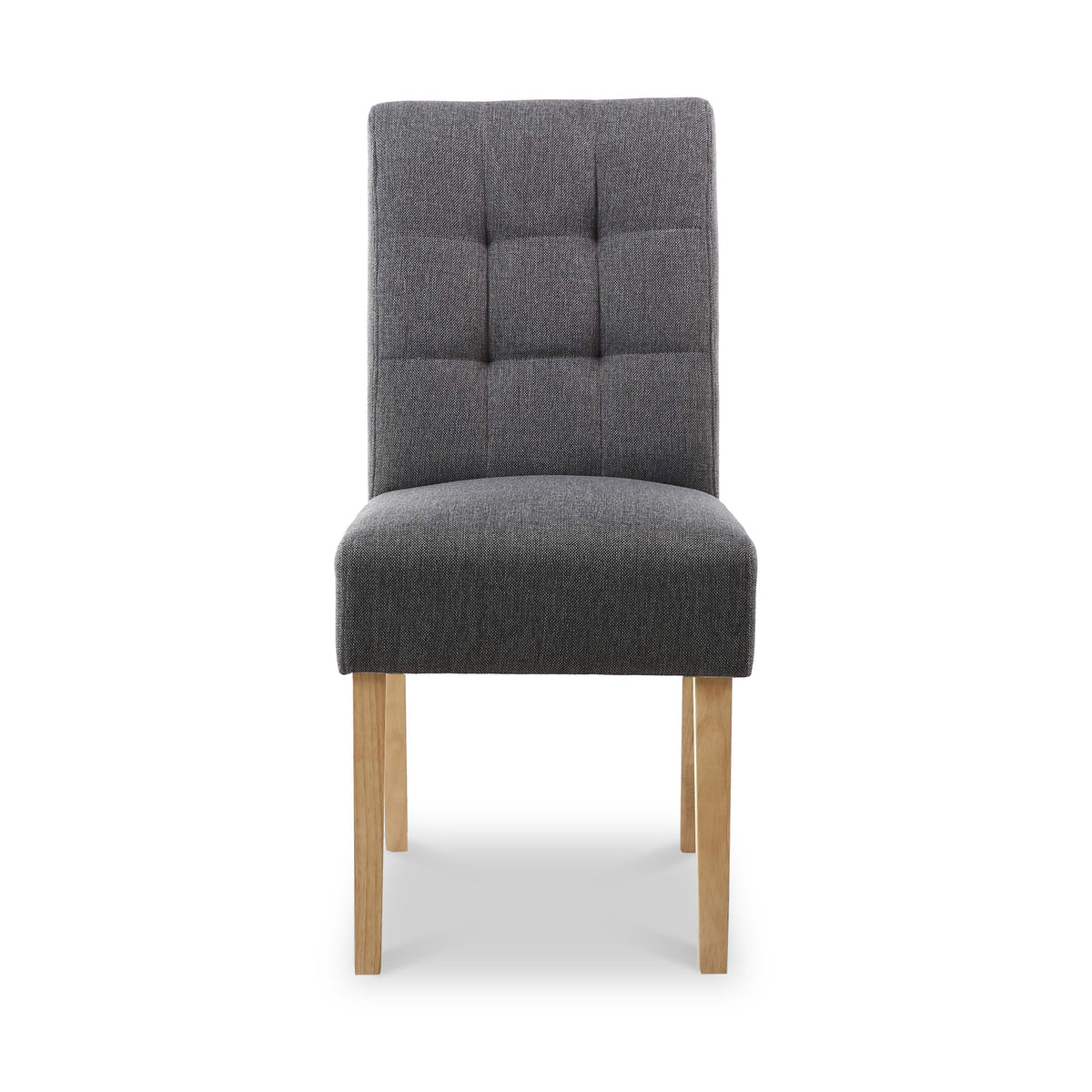 Pryder Faux Linen Dining Chair with Natural Legs