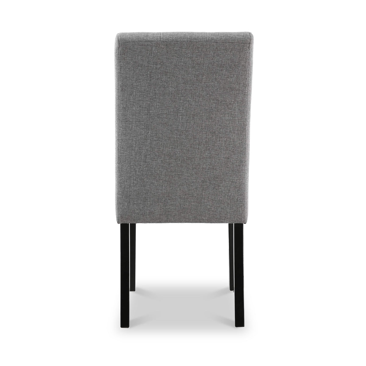 Pryder Faux Linen Dining Chair with Black Legs