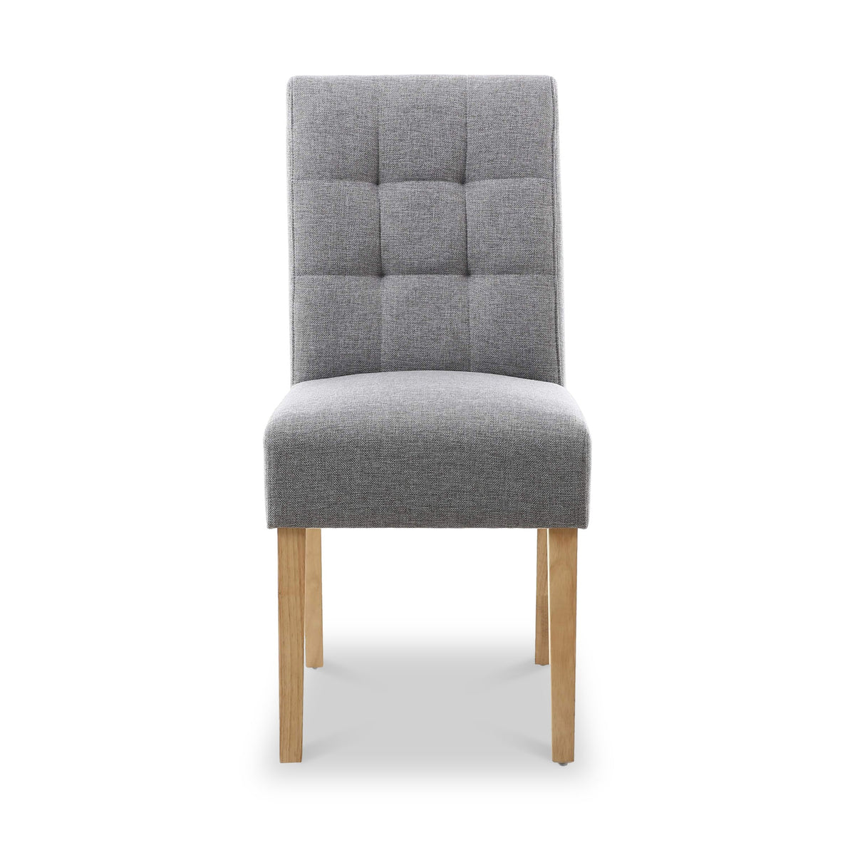 Pryder Faux Linen Dining Chair with Natural Legs