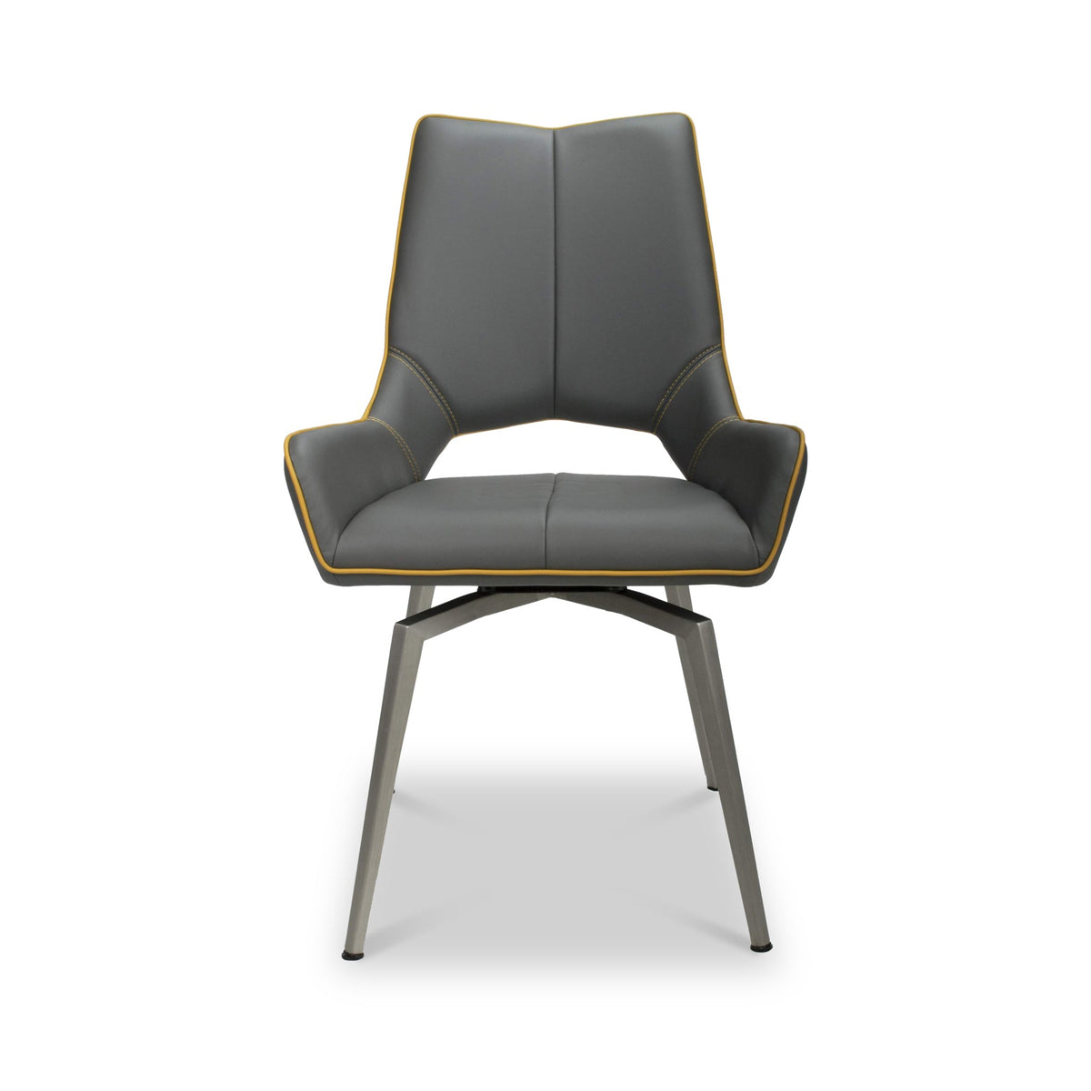 Arlo Swivel Faux Leather Dining Chair