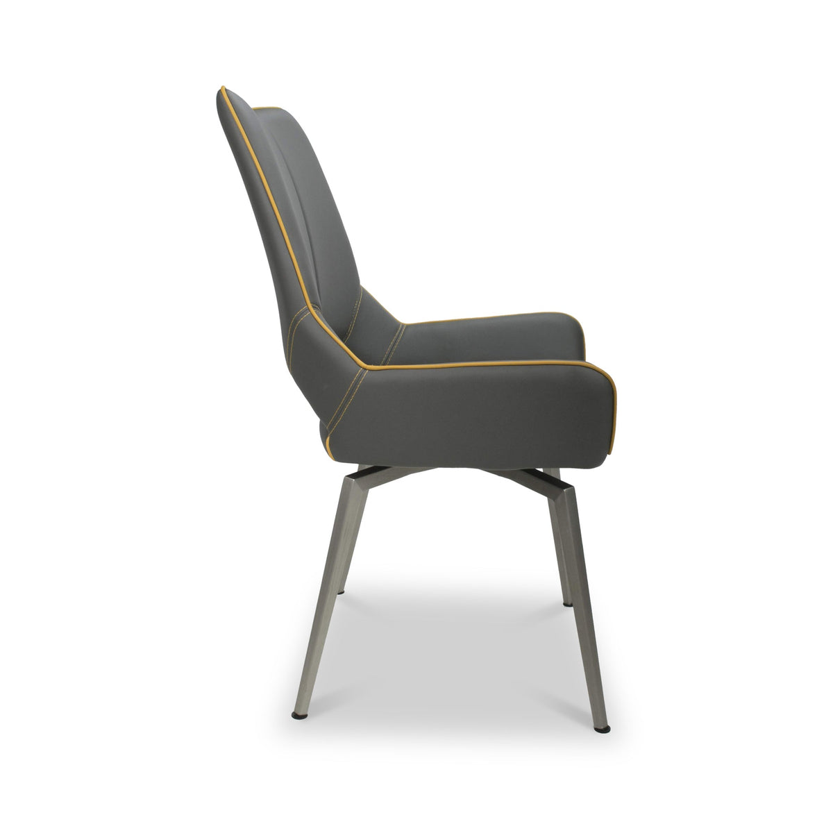 Arlo Swivel Faux Leather Dining Chair