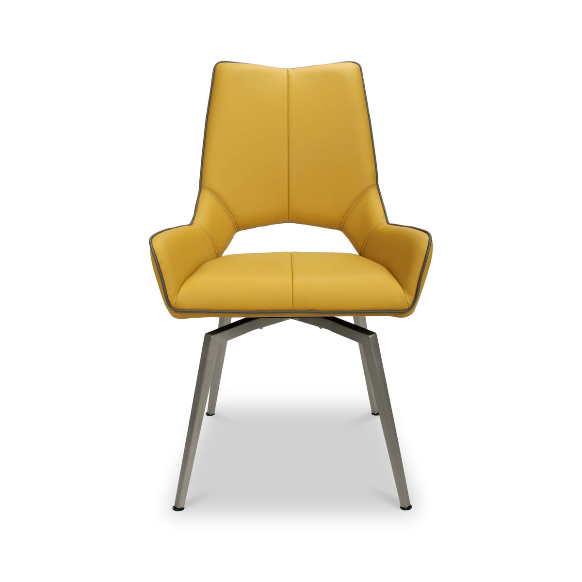 Arlo Swivel Faux Leather Dining Chair