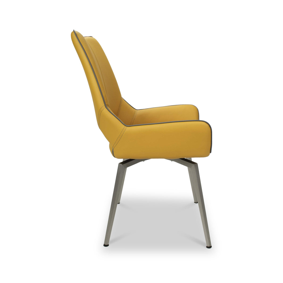 Arlo Swivel Faux Leather Dining Chair