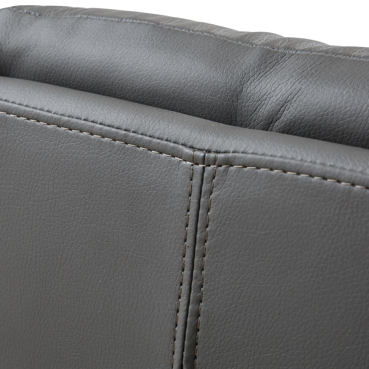 Elara Swivel Faux Leather Dining Chair