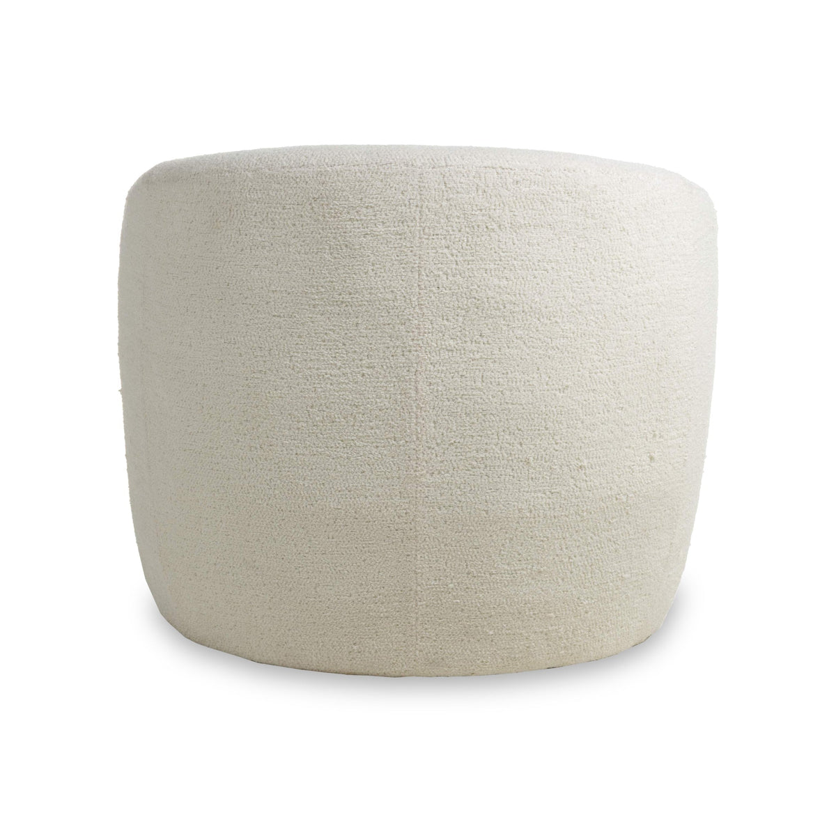 Kendry White Boucle Tub Chair