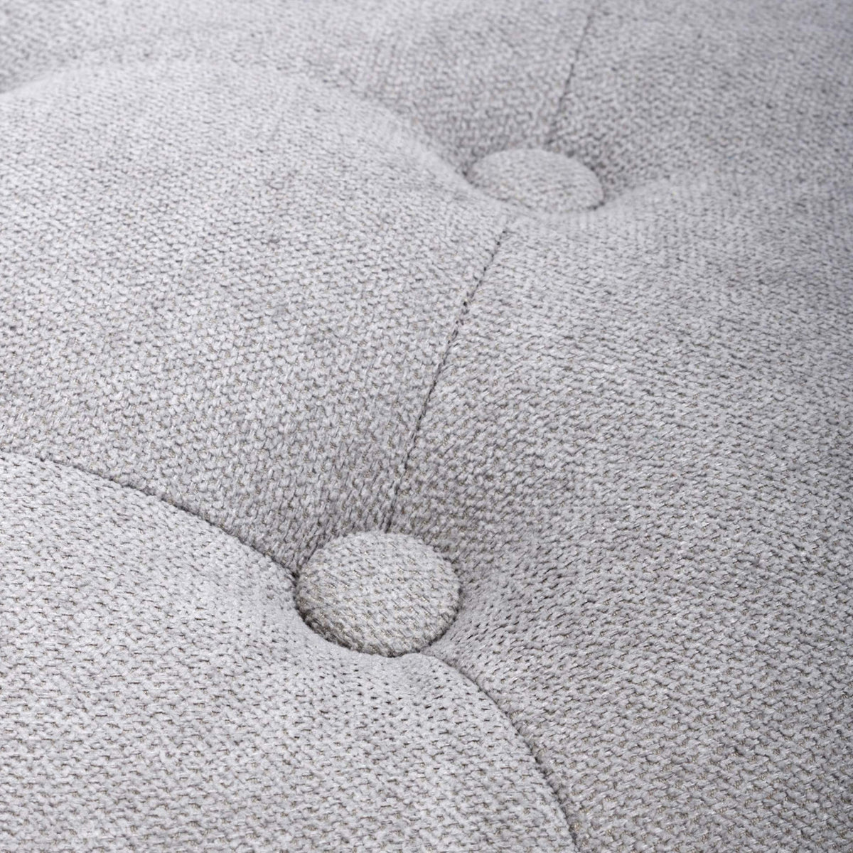 Eira Faux Linen Pouffe