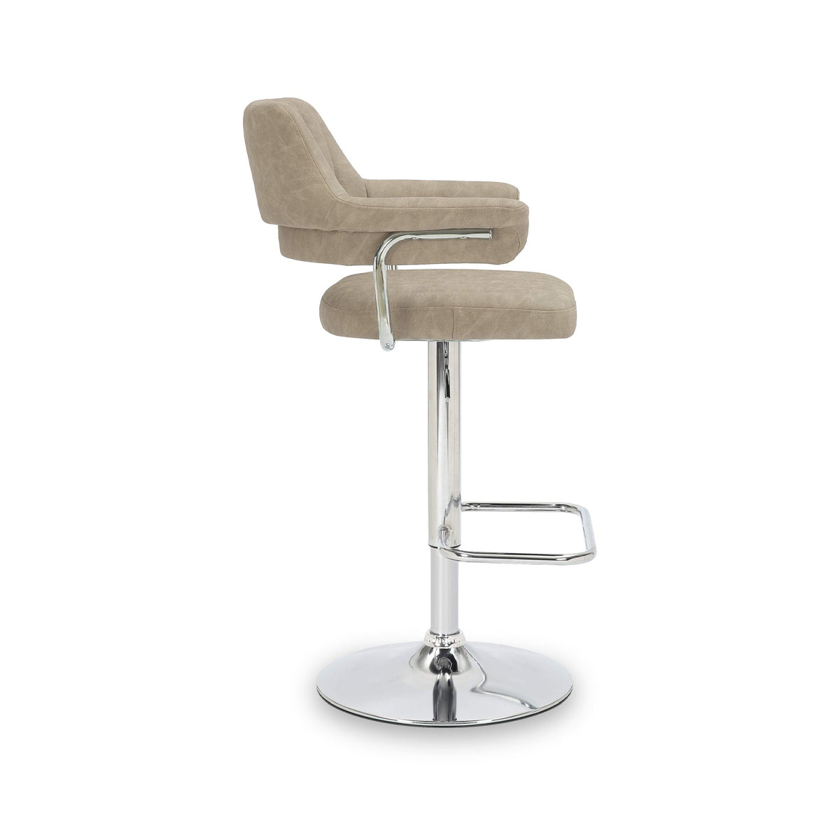Rhonwen Faux Leather Bar Stool