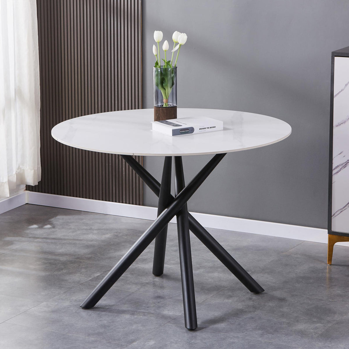 Coombe 100cm Round Dining Table