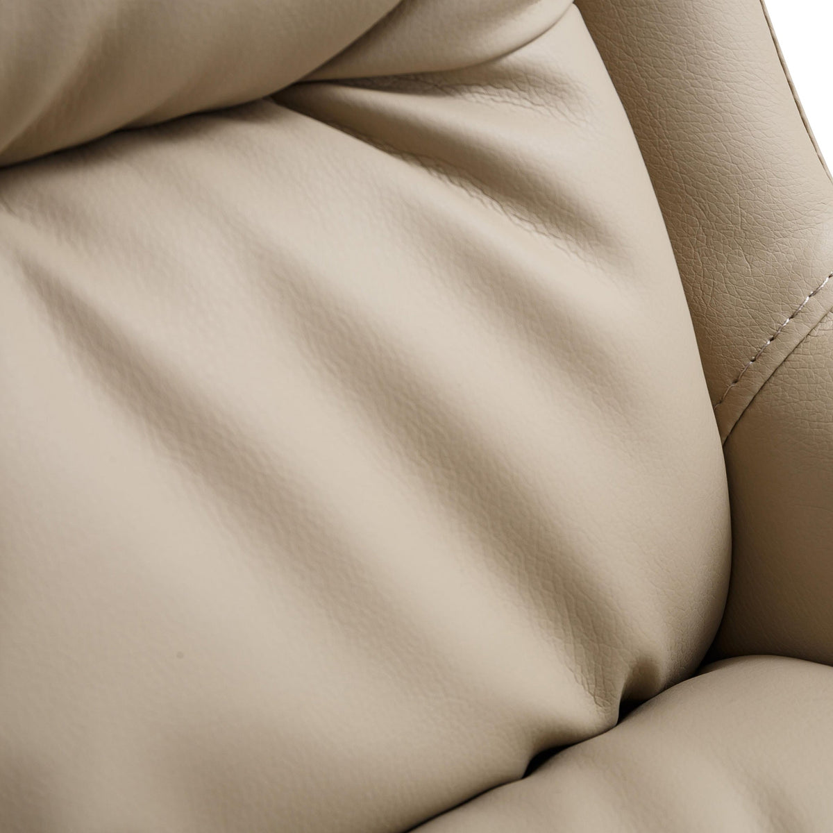 Elara Swivel Faux Leather Dining Chair
