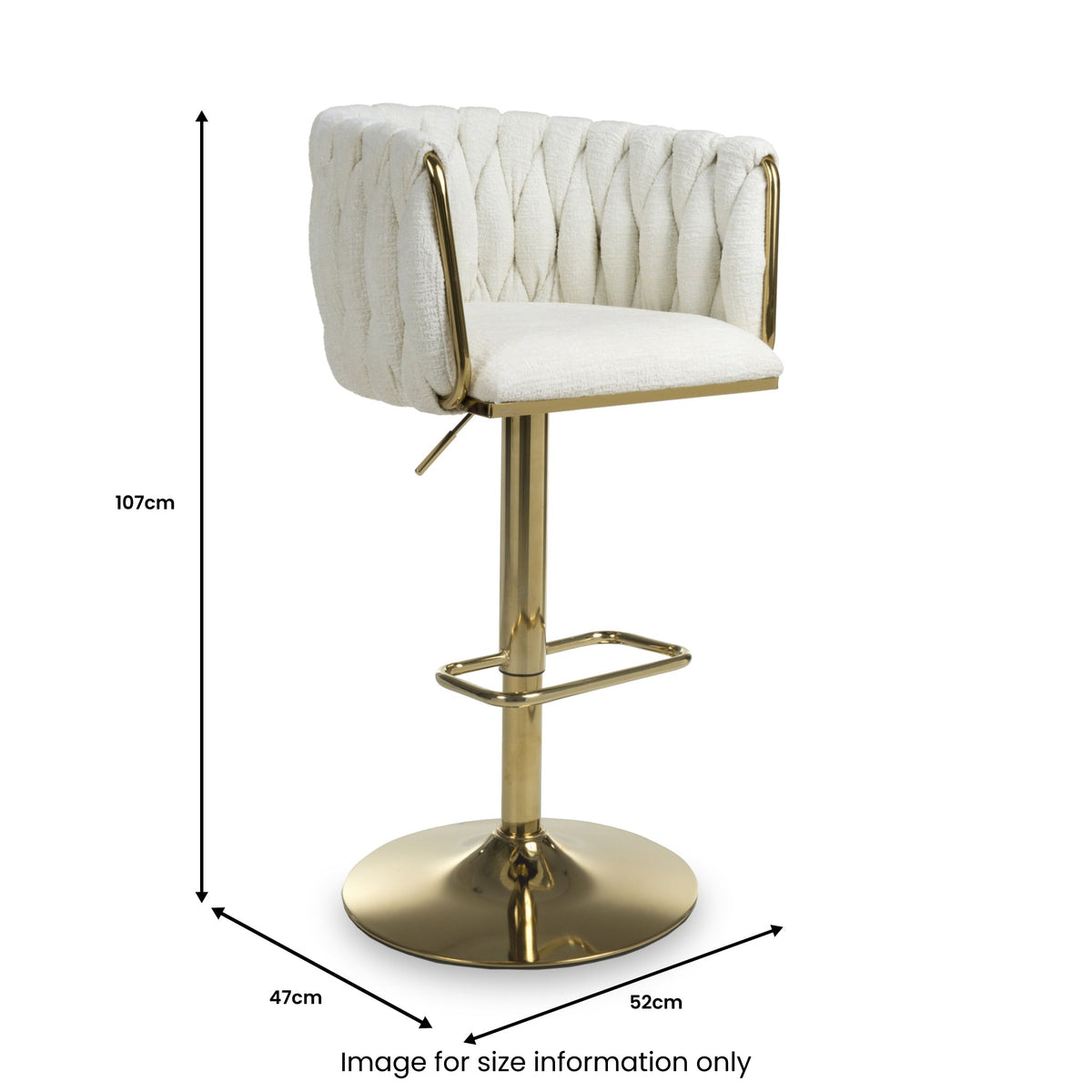 Cindy Woven Bar Stool