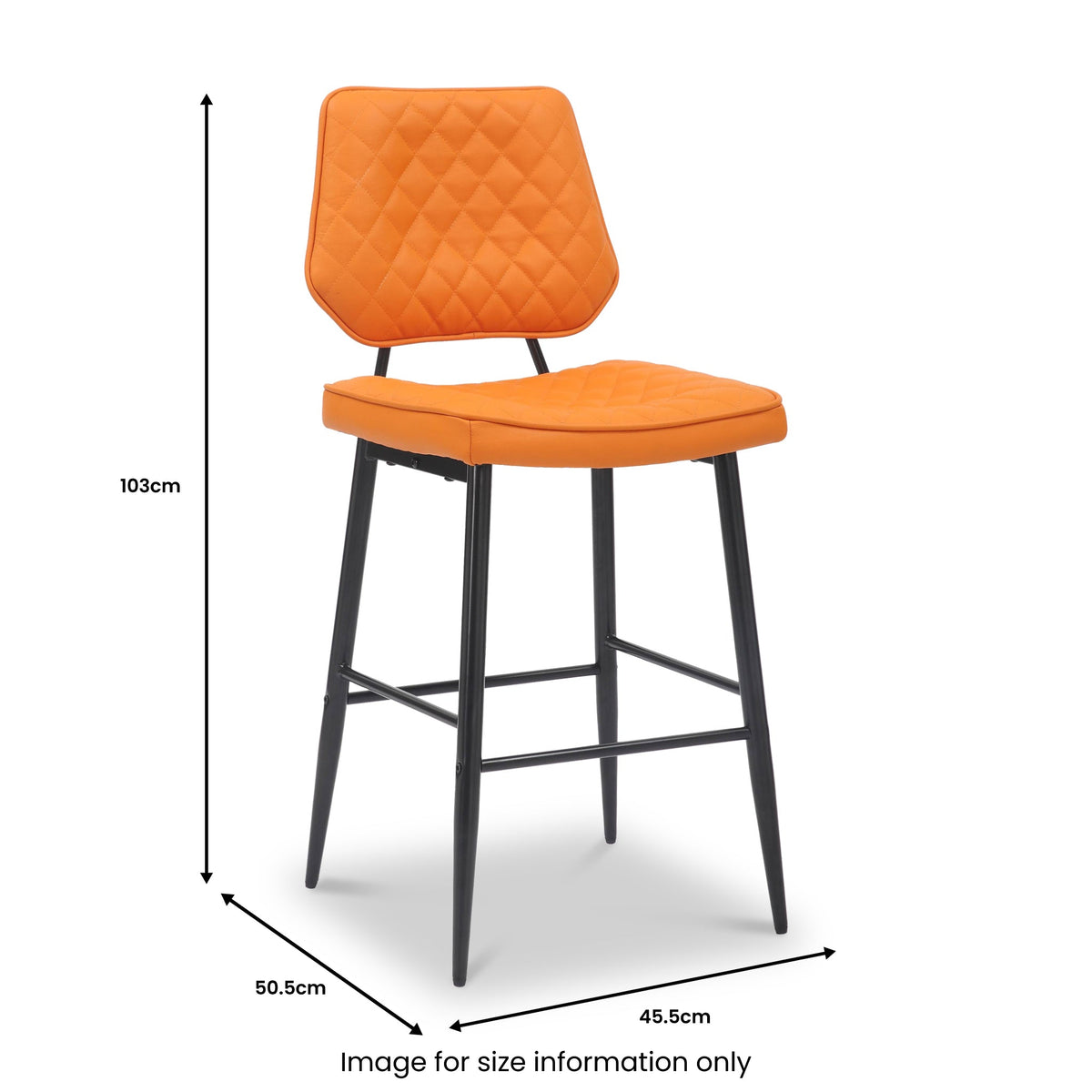 Brayford Leather Bar Stool