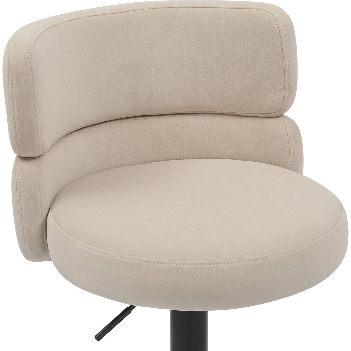 Clayden Brushed Velvet Bar Stool