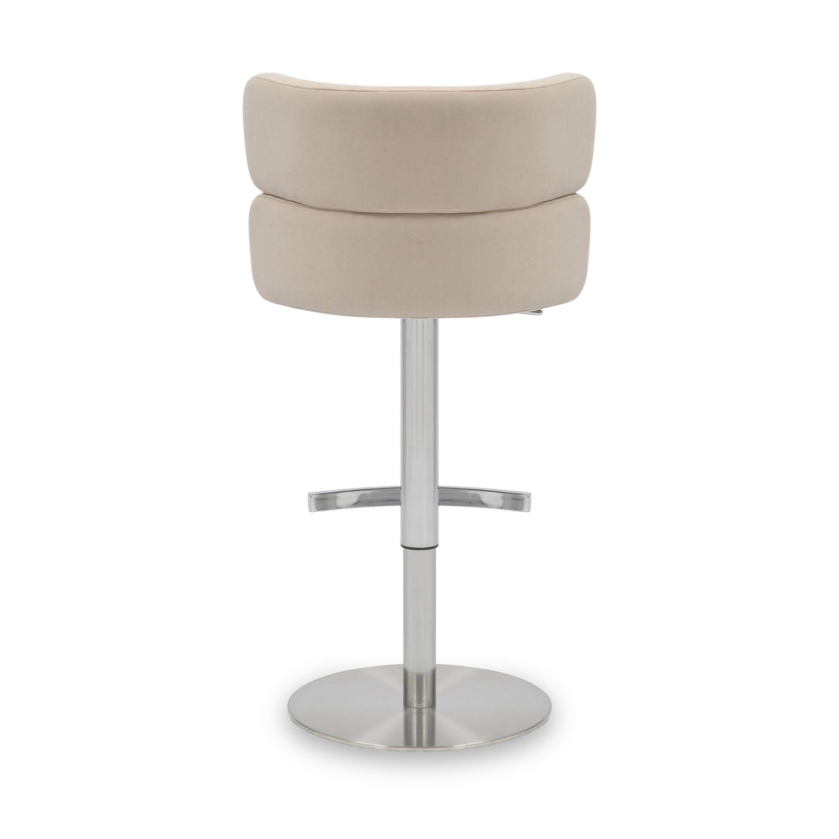 Carvell Brushed Velvet Bar Stool