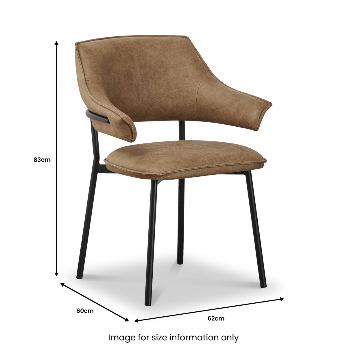 Faraday Faux Leather Dining Chair