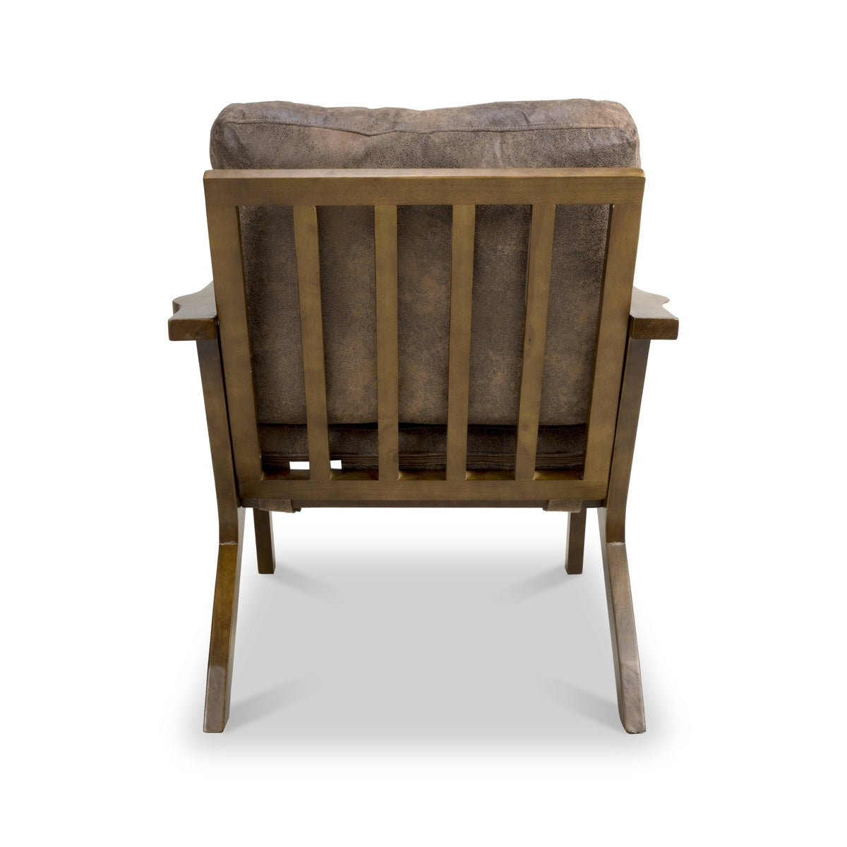 Duke Faux Suede Retro Accent Chair
