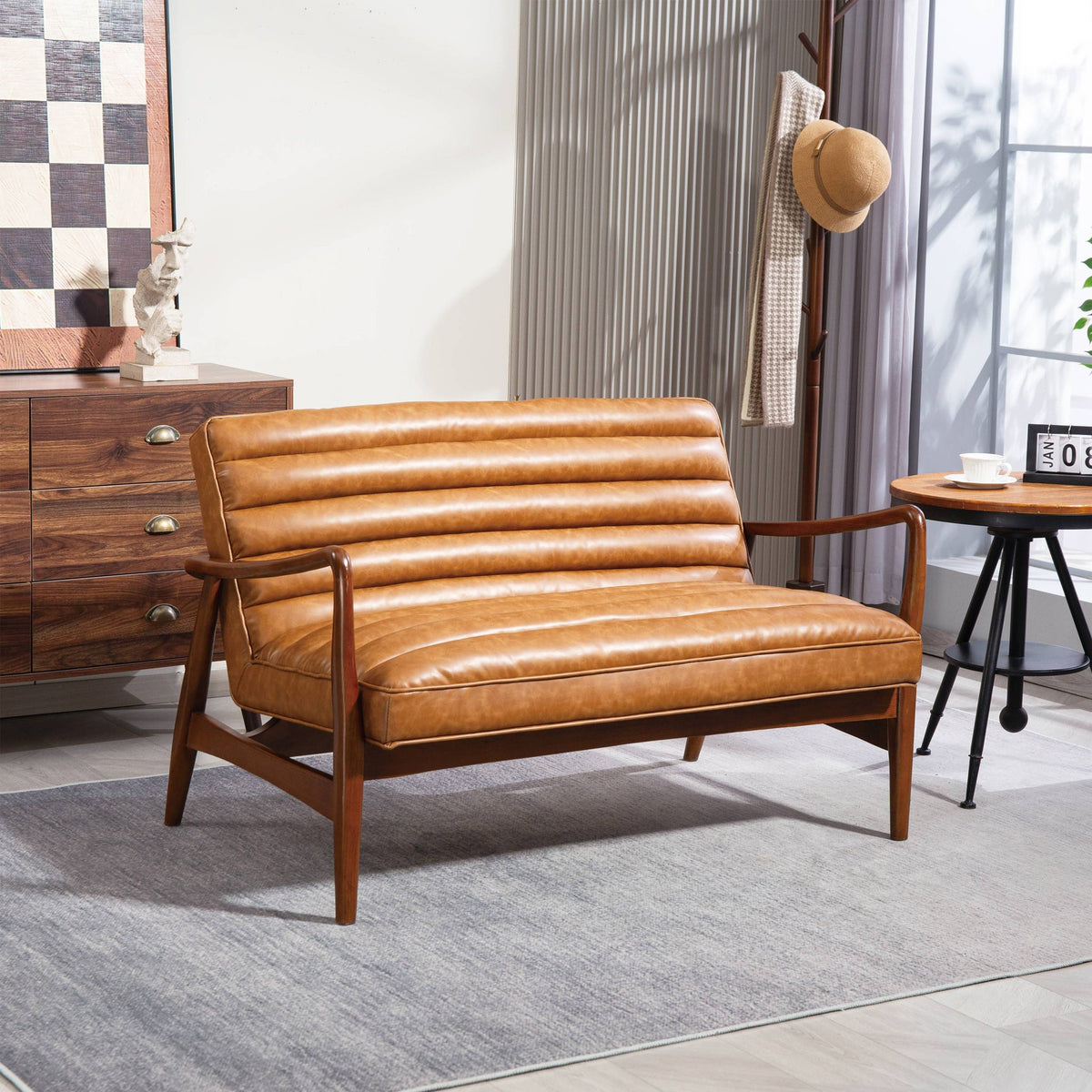 Kingsley Faux Leather 2 Seater Sofa