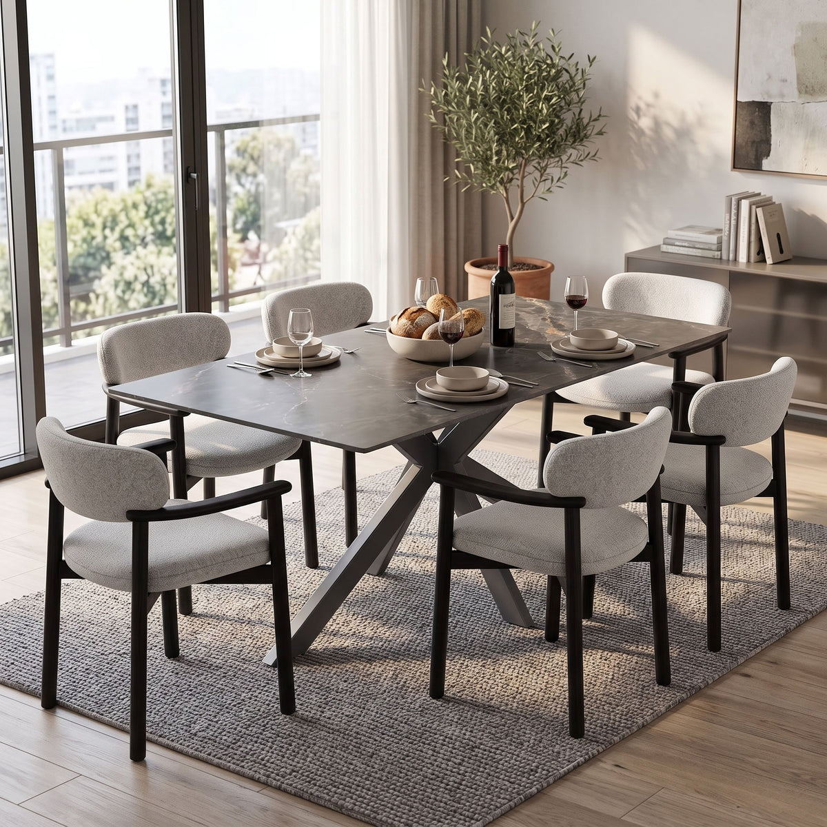 Farnell 160cm Ceramic Dining Table