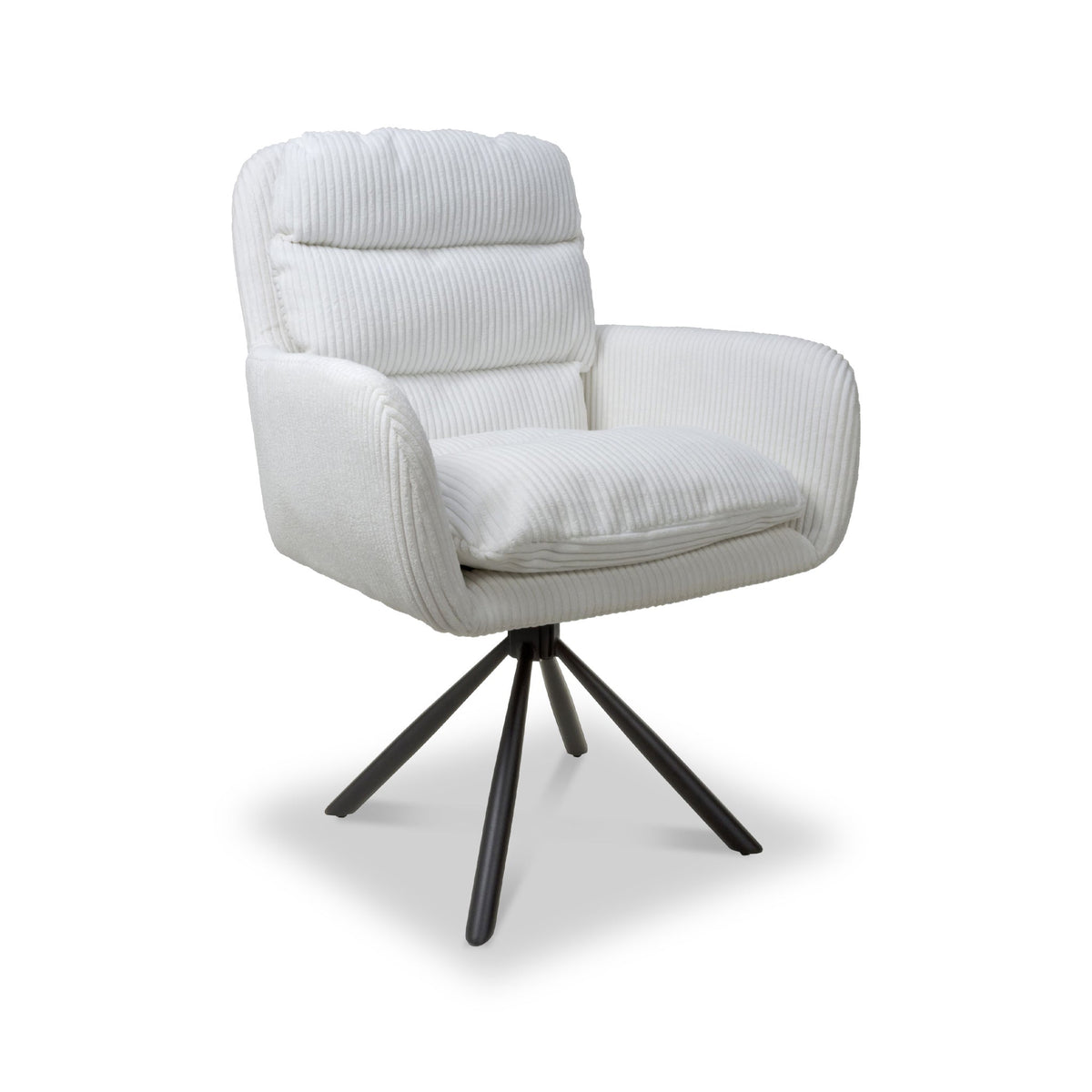 Cassey Corduroy Swivel Chair