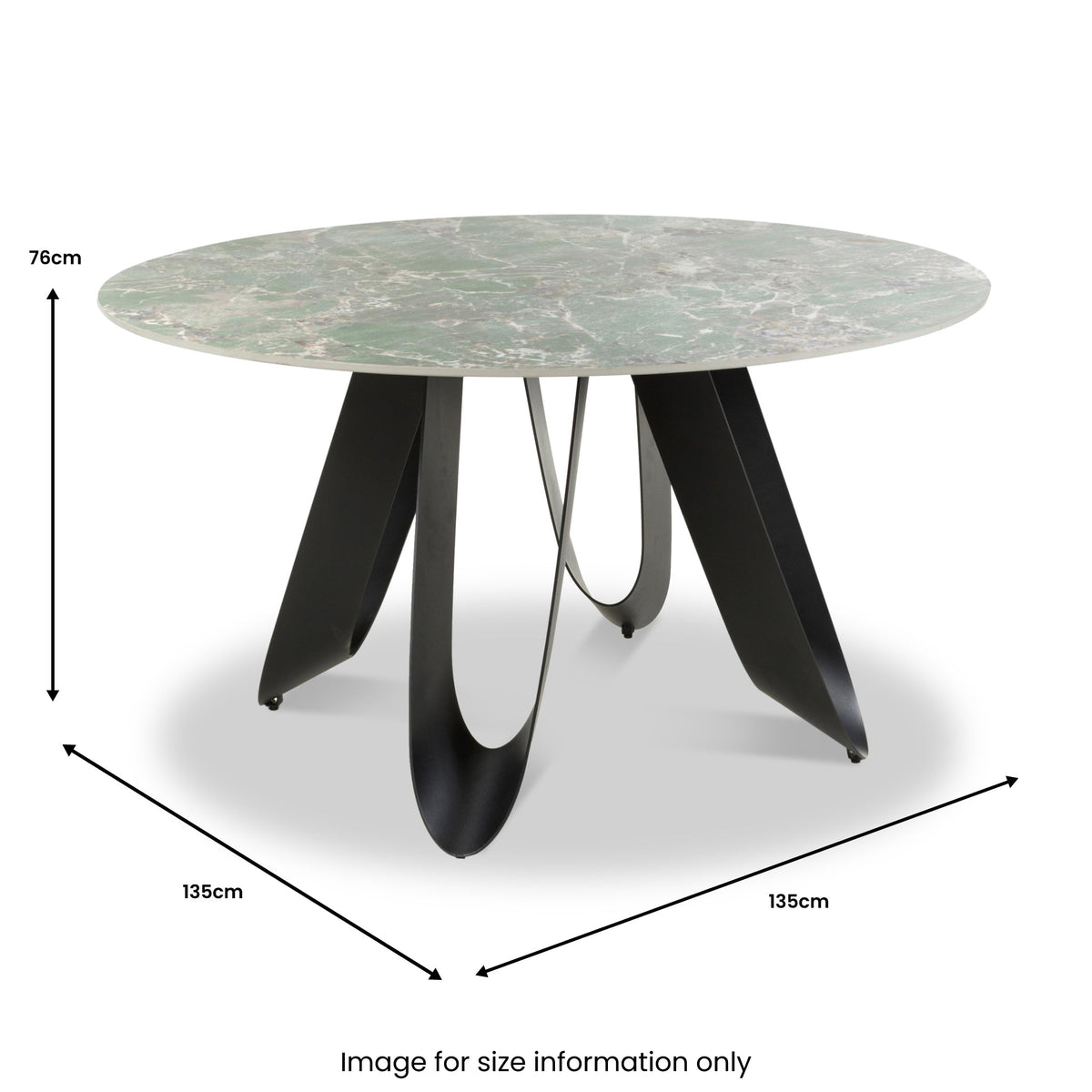 Shahena 135cm Round Dining Table