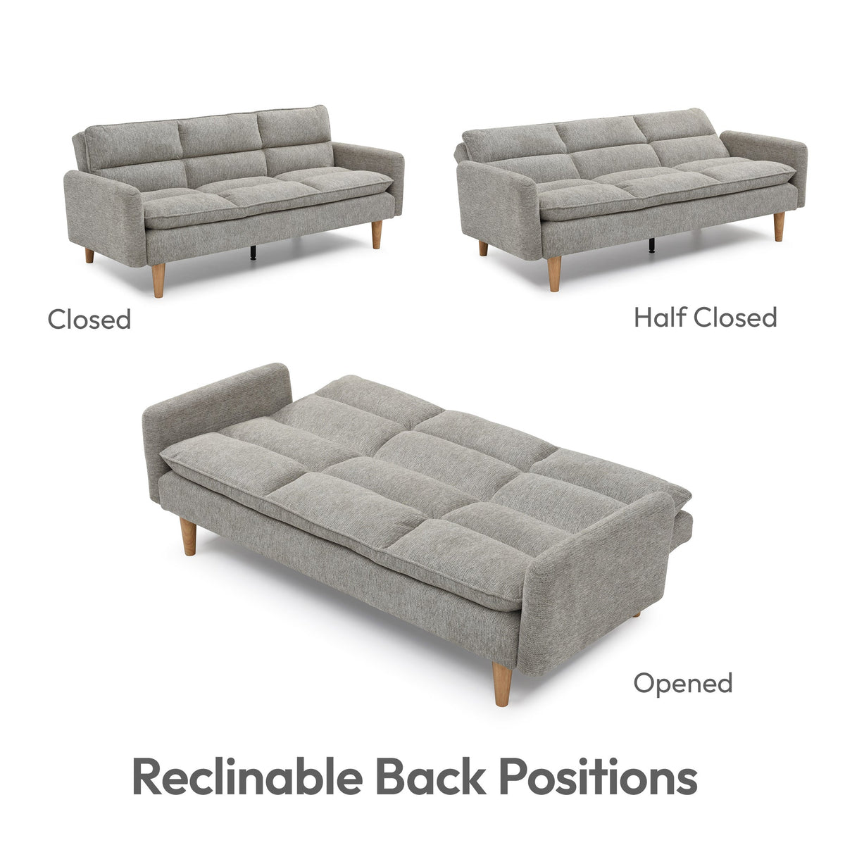 Portwell 3 Seater Sofa Bed