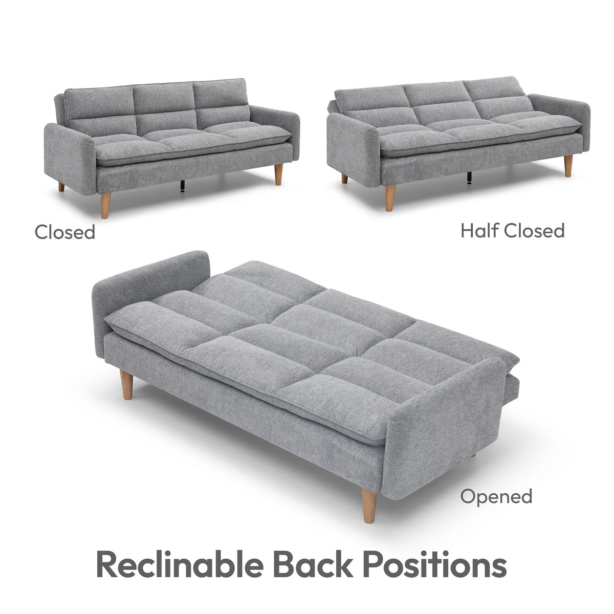 Portwell 3 Seater Sofa Bed