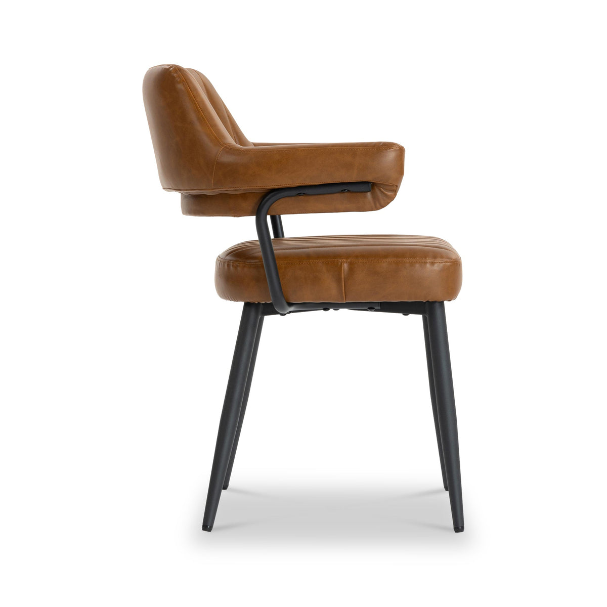 Rhonwen Faux Leather Dining Chair